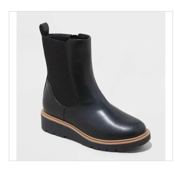 Art Class Kids' Laurel Chelsea Boots Black Size 13 new - Picture 1 of 7